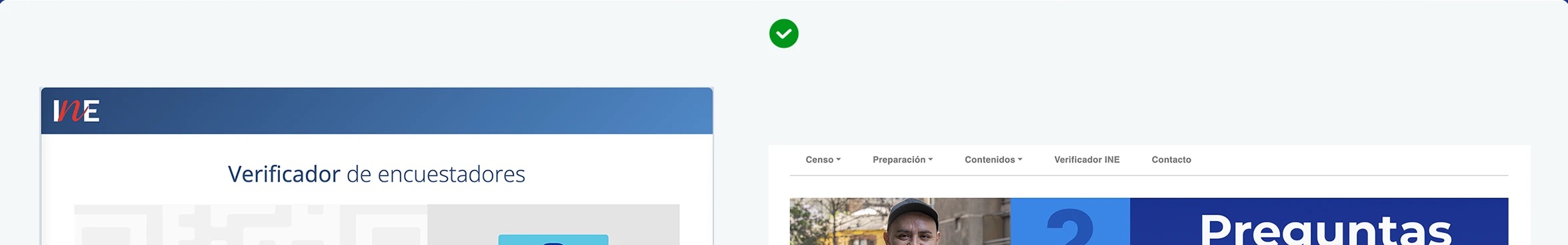 INE page that Historical results redirects to